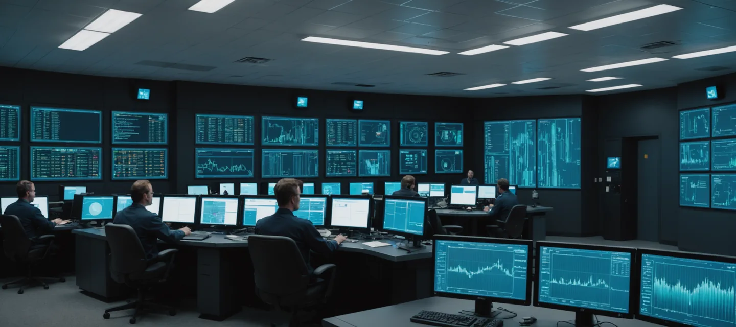 Grid control room with multi-screen displays showing real-time generation and storage dispatch data for western Japan